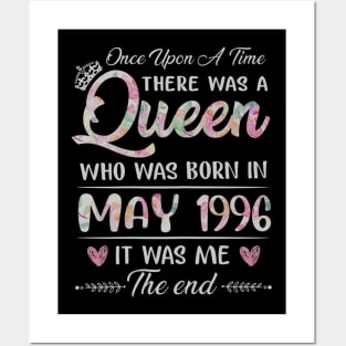 Girls 24th Birthday Queen May 1996 24 Years Old Posters and Art